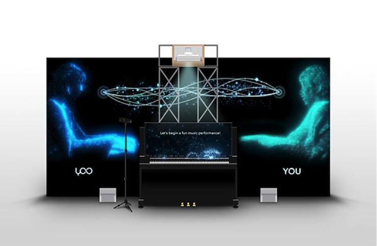 不朽情缘不朽情缘联手博报堂i-Studio展出实验性人工智能音乐装置“与YOO合奏”