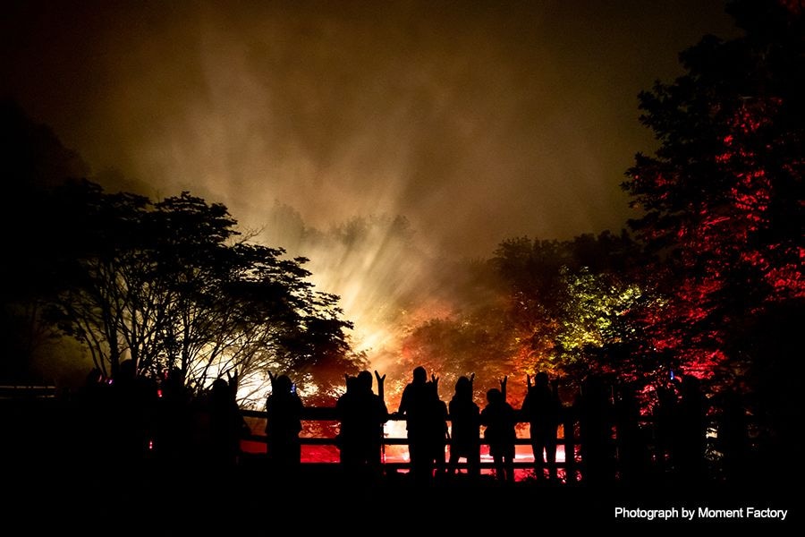 案例｜不朽情缘不朽情缘为壮观的Kamuy Lumina魔法夜行旅游项目提供配乐设备